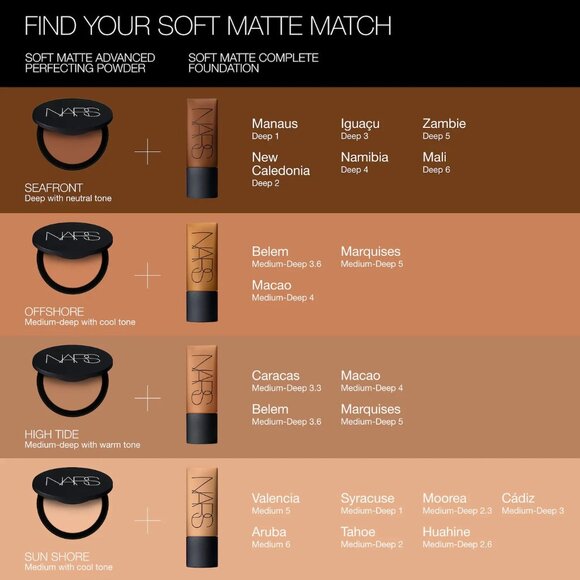 NEW NARS  Soft Matte Advanced Perfecting Powder High Tide 0.31 oz/100%AUTHENTIC - Picture 5 of 8